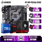 Kit Upgrade PLUS, Intel i3-10100F + H410M + 8GB DDR4 + SSD 240GB + 500W - Mancer