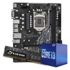 Kit Upgrade Processador Intel Core i3 10105F + Placa Mãe Asrock H510-HDV M.2 + Memória 8GB DDR4