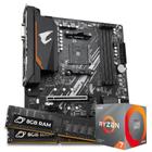 Kit Upgrade Processador Ryzen 7 5800X + B550M Aorus + 16Gb