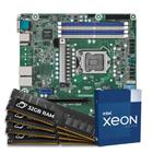 Kit Upgrade Servidor - Intel Xeon E-2324G + ASRock E3C252D4U + Memória 128GB DDR4 (4x 32GB)
