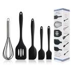 Kit utensilio cozinha em silicone 5 peças