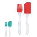 Kit utensílios 2 peças pincel e espátula alta durabilidade