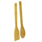 KIT Utensílios de Bambu 02 Peças - FREECOM