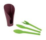 Kit Utensílios Para Vaso Cocoon Marrom Tramontina