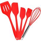 Kit Utensílios Silicone Cozinha 5 Peças - Shopmix