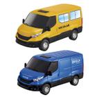 Kit Van de Brinquedo Iveco Daily Escolar + Van Iveco Furgão