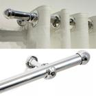 Kit varão cromado 3 metros x 28mm reforçado