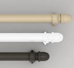 Kit Varão de Madeira Para Cortina 2,00 Metros 19mm