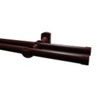 Kit varão duplo de aço 2 metros 19mm com pintura eletrostática