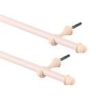 Kit Varão Simples para Cortina de 2 Metros com 3 Suporte Espessura 19mm