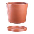 Kit Vaso e Prato Reto Badi Terracota 42 Terrano