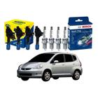 Kit Vela Bobina Bosch Fit 1.5 16v 2005 A 2008