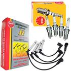 Kit Vela e Cabo Vela de Ignição Fiat Fiorino 1.0 1.5 92 a 93 Ngk