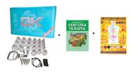 Kit Ventosa Bk Com 24 Copos + Livro E Mapa