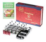 Kit Ventosa Com 19 Copos Dong Yang com Livro Ventosaterapia