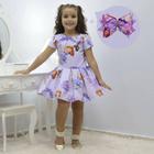 Vestido Infantil Lilás Social Princesa Sofia Rapunzel 1 A 3 - Baby's -  Vestido Infantil - Magazine Luiza