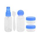Kit Viagem Com 5 Unidades Potes Para Viagens Passeios Lazer