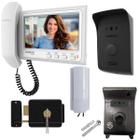 Kit Vídeo Interfone Ivr 1070Hs Protetor Fechadura E Extensão