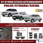 Kit Vidro Elétrico Palio 4 Portas Dianteira Alternativos + Kit Trava