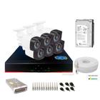 Kit Vigilância 6 Câmeras Full Hd 2Mp +Dvr 08 Canais+ Hd500G - Policftv