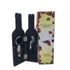 Kit Vinho Abridor Saca Rolha Colar Corta Pingo Case Garrafa Turning Leaf Vineyards