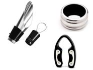 Kit vinho bico dosador cortador lacres corta gotas inox