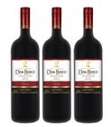 Kit vinho dom bosco tinto suave 1l 3un