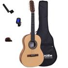 Kit Viola Acustica Rozini RV155 AC.F.I Natural Fosco Imbuia