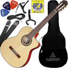 Kit Violão Eletroacustico Cutaway Eagle Ch800 NT Natural Vx02