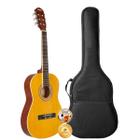 Kit Violão Nylon Infantil 3/4 Tagima Memphis AD-34 Natural Capa