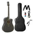 Kit Violão Strinberg Sd200 TBS Folk Aço Elétrico + Acessórios