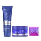 Kit Violet Platinum Shampoo 240 ml + Máscara 240 g Lowell