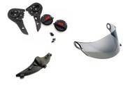 Kit Viseira Fume + Reparo + Narigueira Ls2 Ff358 Ff396 Ff310 - Polivisor