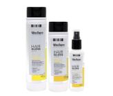 Kit Vita Derm Hair Gloss - Shampoo + Máscara de Hidratação + Leave-in Finalizador