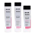 Kit Vita Fashion com 3 produtos Vita Derm (Shampoo, Condicionador e Creme para Pentear)