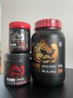 Kit vitamin horsse - whey de chocolate + creatina 300g + pumonew 150g frutas amarelas