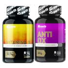 Kit Vitamina D 75 Caps + Anti-Ox Antioxidante 120 Caps Growth - Growth Supplements