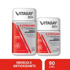 Kit Vitasay50+ A-Z Mulher Energia Antioxidante 90 Comp
