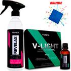 Kit Vitrificação Farol Vidros V Light 50ml + Revelax Vonixx