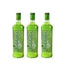 Kit Vodka Balalaika Fruits Kiwi 1L 3 unidades