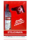 Kit Vodka Stolichnaya 750ml + Caneca Personalizada