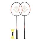 Kit Vollo Badminton Set Raquete Peteca Adulto VB003