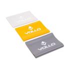 Kit vollo faixas elásticas bands 3 intensidades para exercicios vls3204