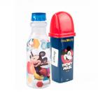 Kit Volta as Aulas Escolar Garrafa de Água Infantil 500 ML e Porta Escova de Dente Infantil