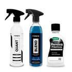 Kit Vonixx Quant Diluidor Renova Plásticos Cera Blend Spray