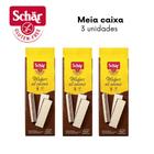 KIT Wafers al cacao Dr. Schar 125g - Caixa com 3 unidades