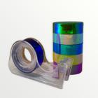 Kit washi tape 6 cores holográficas + suporte para fita adesiva Moure Jar