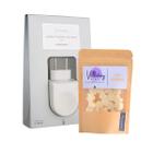 Kit wax melts/pastilhas aromáticas 25g chá branco + difusor