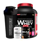 Kit Waxy Whey 2Kg+ Bcaa 4,5 100G+ Power Creatina 100G