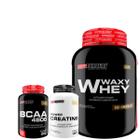 Kit Waxy Whey 2kg + BCAA 4,5 100g + Power Creatina 100g Bodybuilders